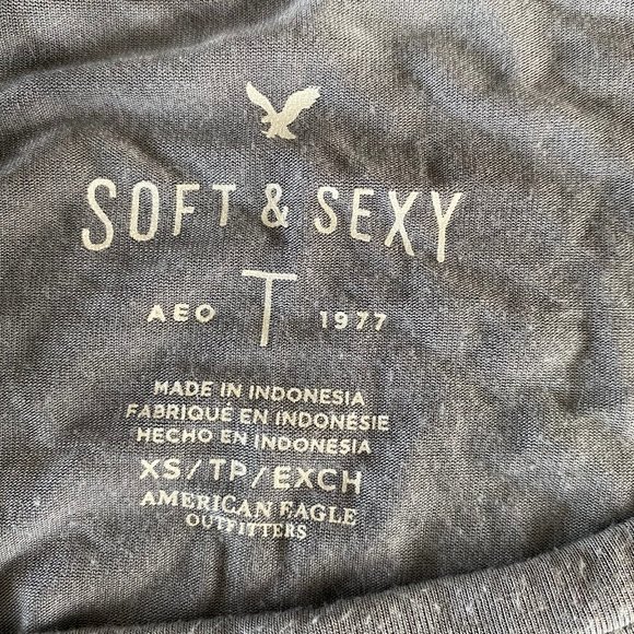 American Eagle Soft+Sexy Long Sleeve Top - Picture 2 of 3